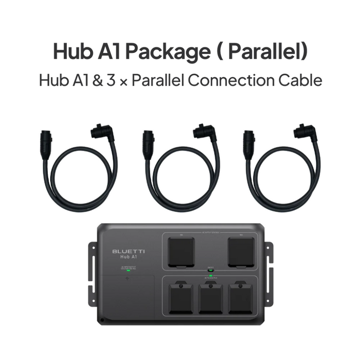 BLUETTI Hub A1 + 3 × Parallel Connection Cables | High-Output Power Expansion for Apex 300