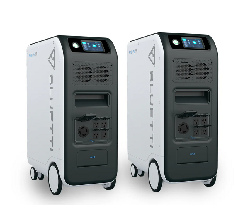 BLUETTI EP500Pro ×2 Solar Power Station | 6,000W 10,240Wh Home Backup System
