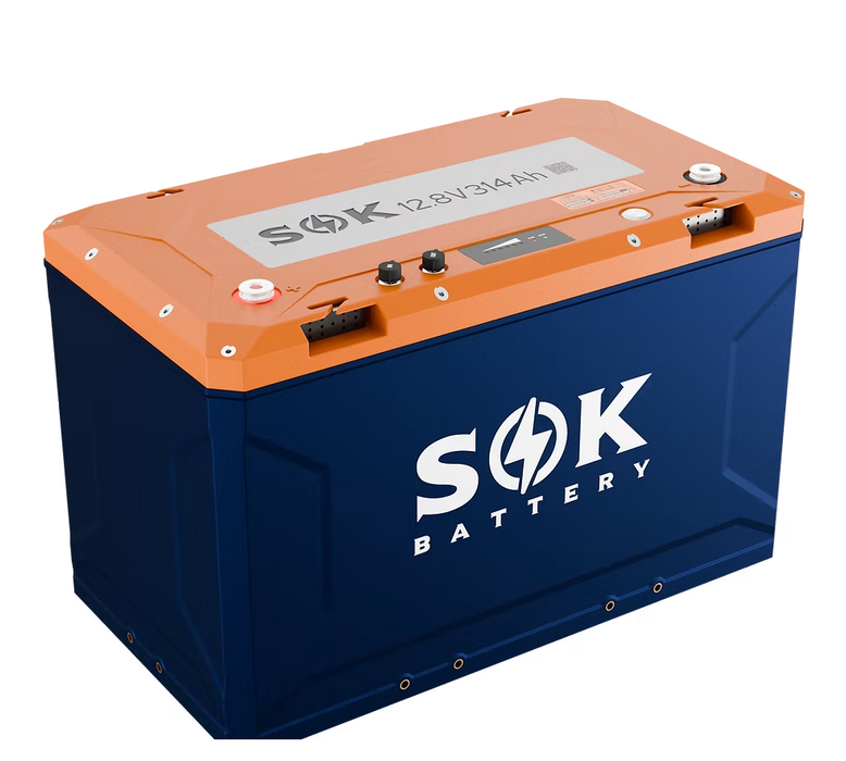 SOK Battery 12V314PH 12V 314Ah Lithium Battery | Built-In Heater, Bluetooth & Victron CAN