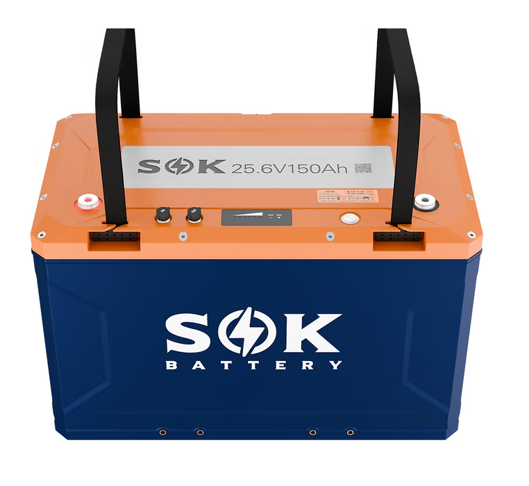 SOK Battery 24V150PH 24V 150Ah Lithium Battery | Built-In Heater, Bluetooth & Victron CAN