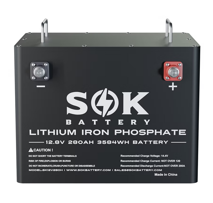 SOK Battery 12V280H 12V 280Ah Lithium Battery