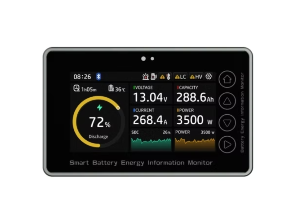 SOK Battery Smart Monitor 10V–100V LiFePO4 – 500A Shunt