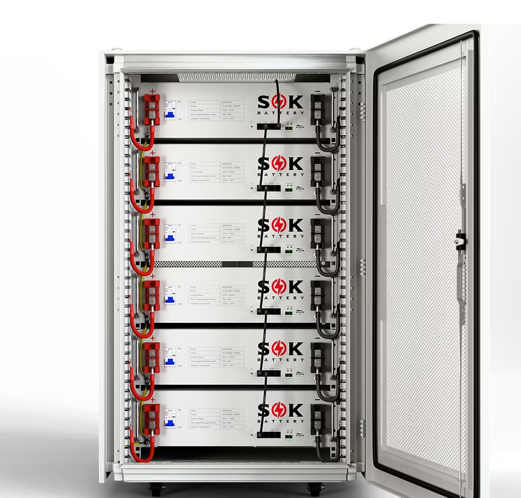 SOK Battery Cabinet for 48V 100Ah LiFePO4 Batteries
