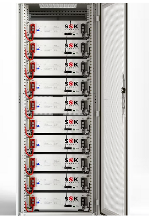 SOK Battery Cabinet for 48V 100Ah LiFePO4 Batteries