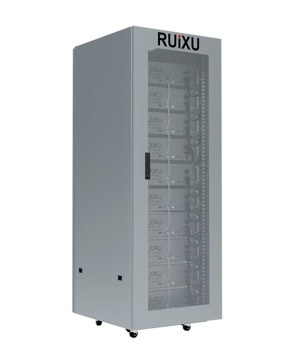 RUiXU 10-Slot LiFePO4 Battery Cabinet for Rack Batteries