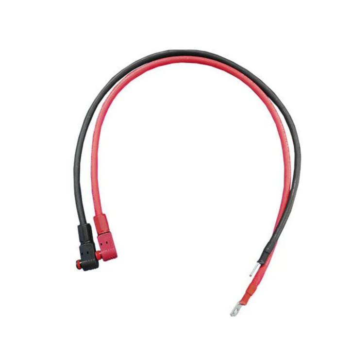 RUiXU 4AWG Battery Cable – 5/16" Lugs & Pluggable Connector (S80-80CM)