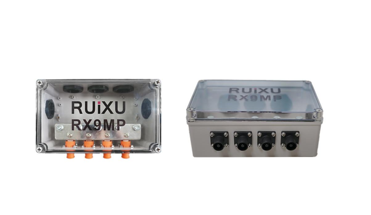 RUiXU RX9MP 800A Busbar for Lithi2-16 Battery | Orange + Black Terminals | One Pair