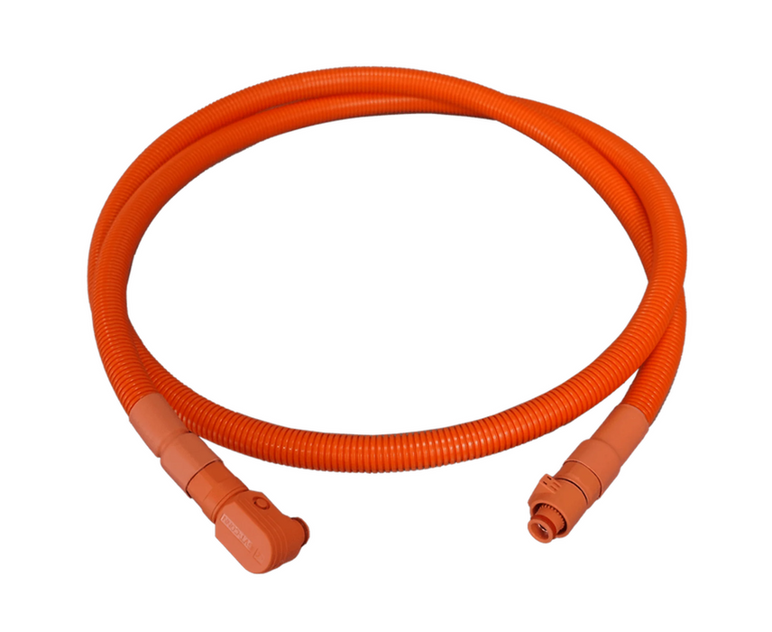 RUiXU 140cm 1/0 AWG Battery Cable for RX9MP Busbar | Orange + Black Pair