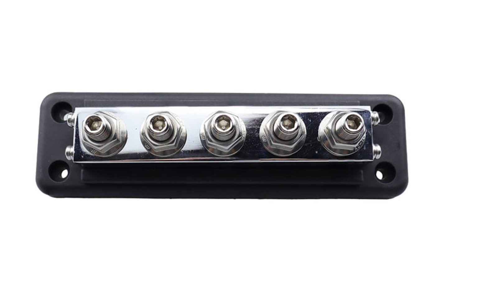 RUiXU Busbar | 5 Terminal Posts (3/8”) & 14mm Nuts | Compatible with OP140 & OP200