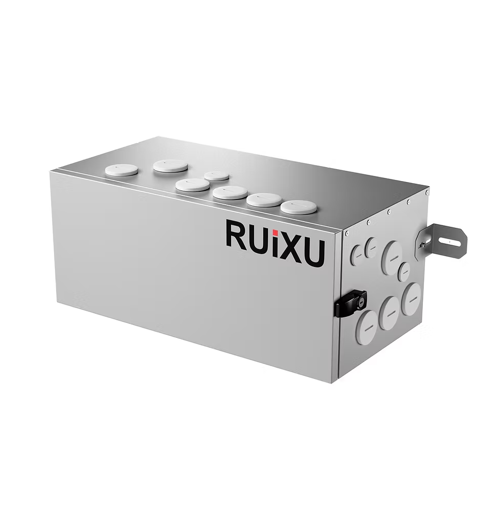 RUiXU Conduit Box for Lithi2-16 Battery | Fits RX-12K Inverter Systems
