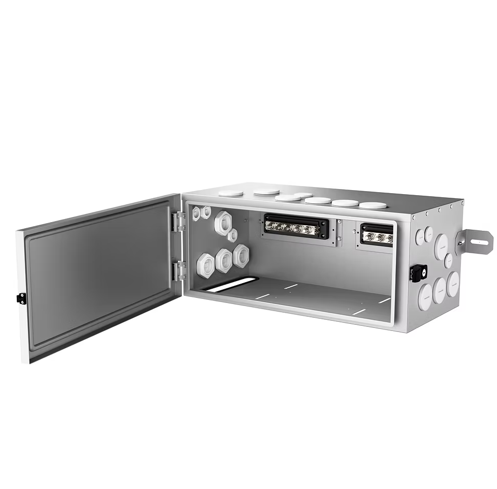 RUiXU Conduit Box for Lithi2-16 Battery | Fits RX-12K Inverter Systems