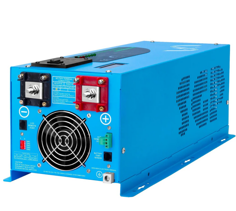 SunGoldPower Inverter Charger | 2000W Pure Sine Wave | 12V DC–120V AC