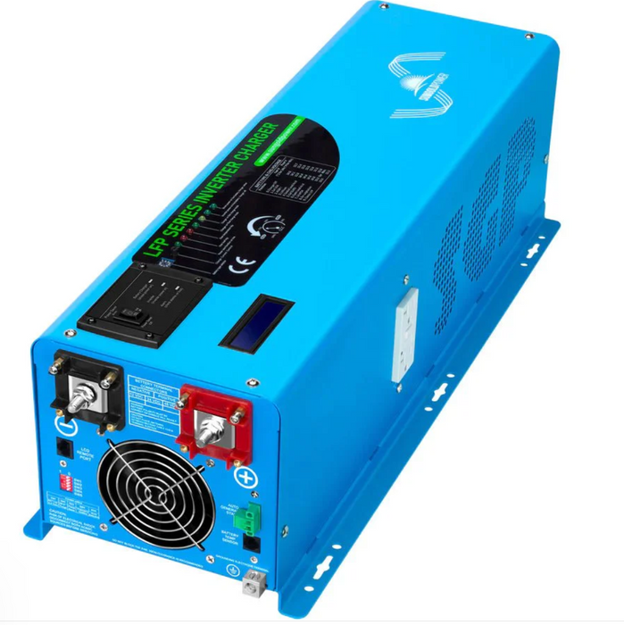 SunGoldPower Inverter Charger | 4000W Pure Sine Wave | 24V DC–120V AC