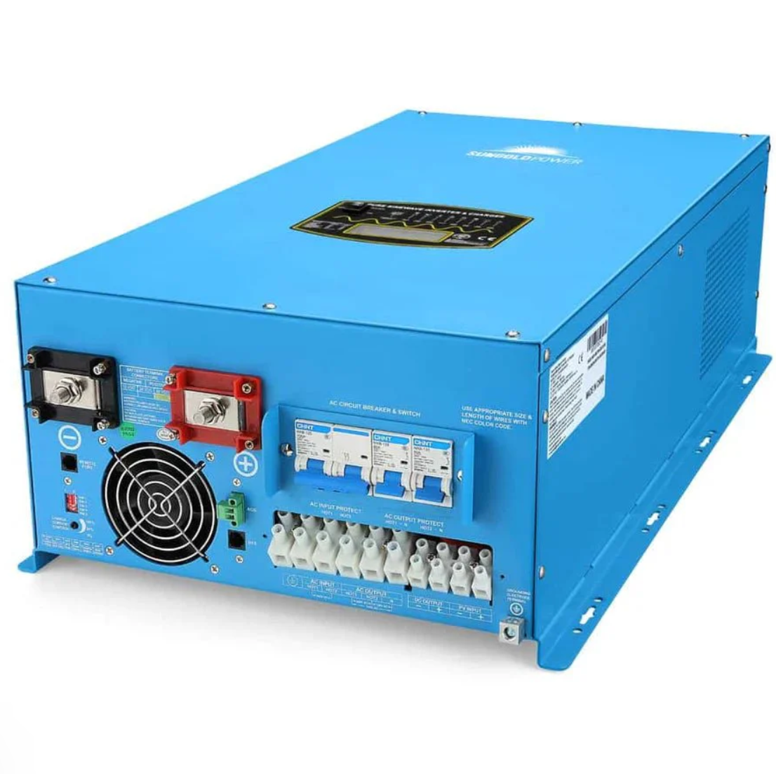 SunGoldPower 12000W 48V Split Phase Pure Sine Wave Inverter Charger