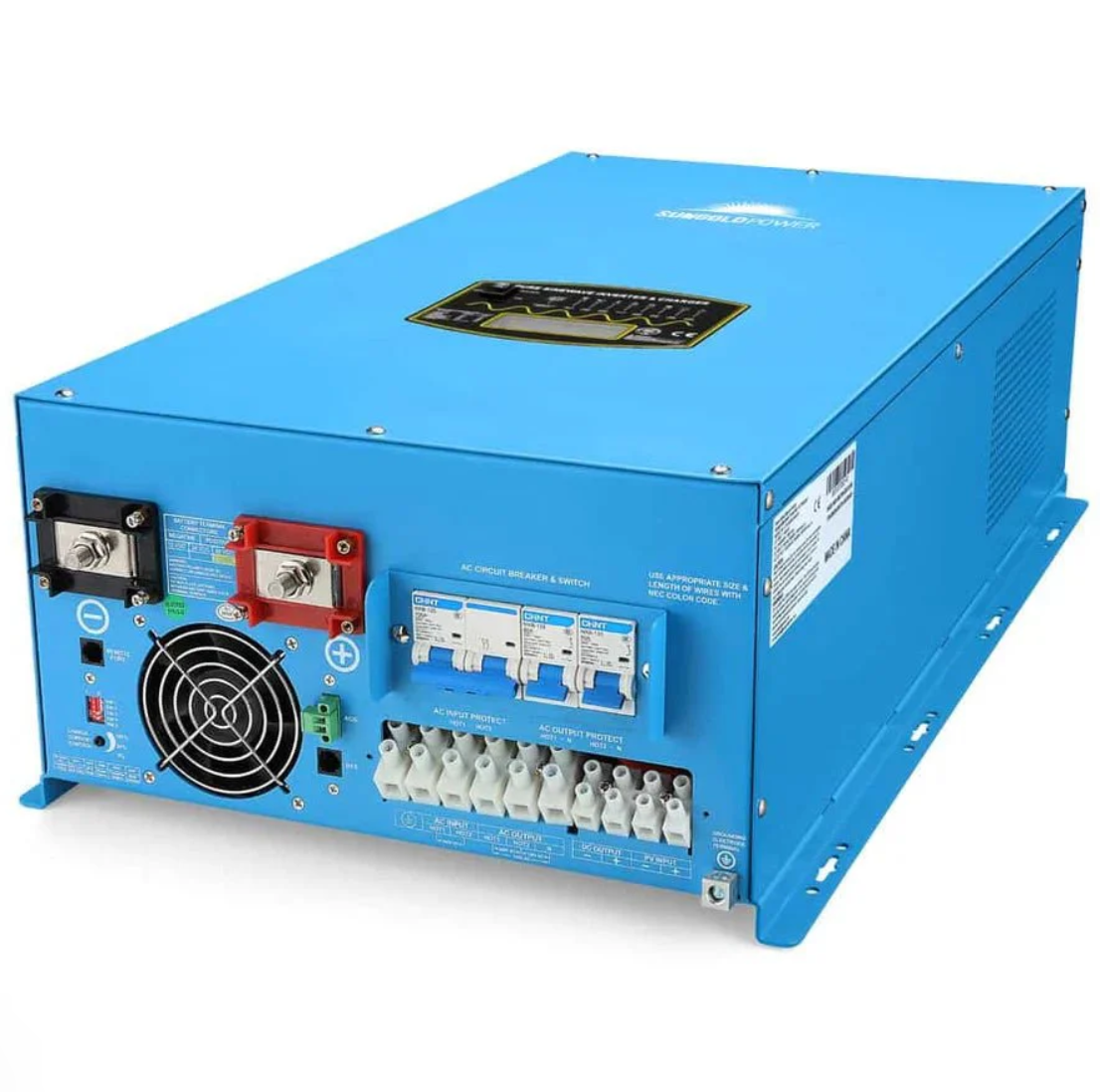SunGoldPower 15000W 48V Split Phase Pure Sine Wave Inverter Charger