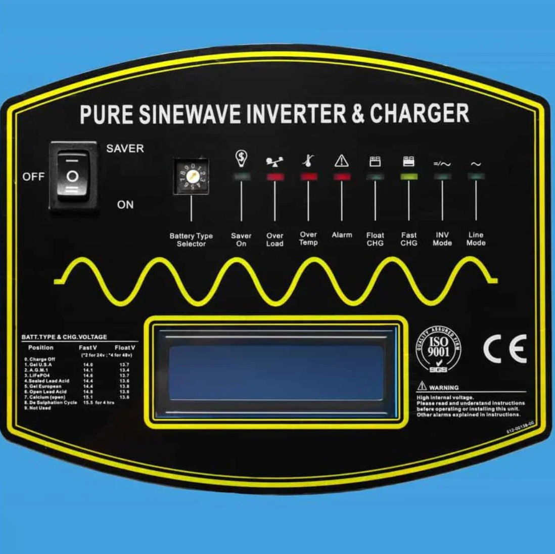 SunGoldPower 15000W 48V Split Phase Pure Sine Wave Inverter Charger