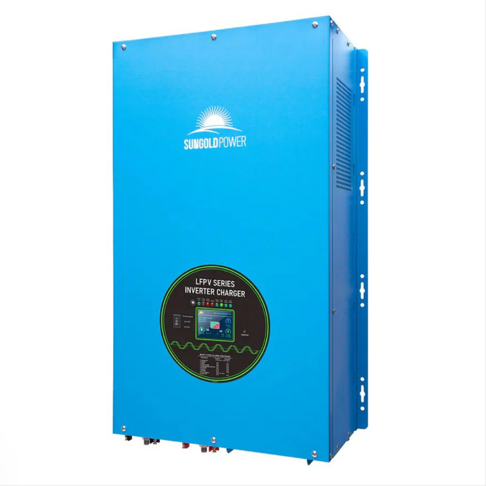 SunGoldPower Split-Phase Inverter Charger | 18000W Pure Sine Wave | 48V DC–120/240V AC