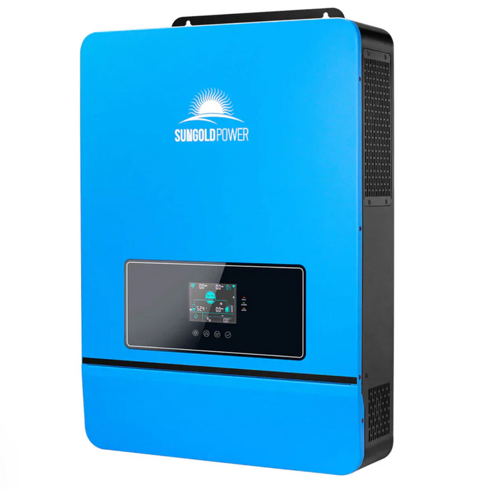 SunGoldPower Solar Inverter Charger | 8000W 48V DC–120/240V AC | Split-Phase