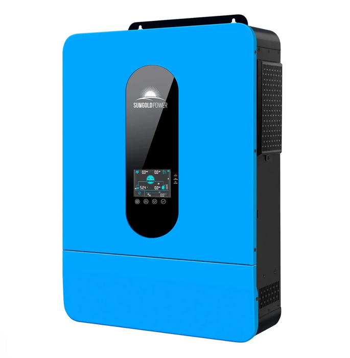 SunGoldPower Solar Inverter Charger | 6500W 48V DC–120/240V AC | Split-Phase