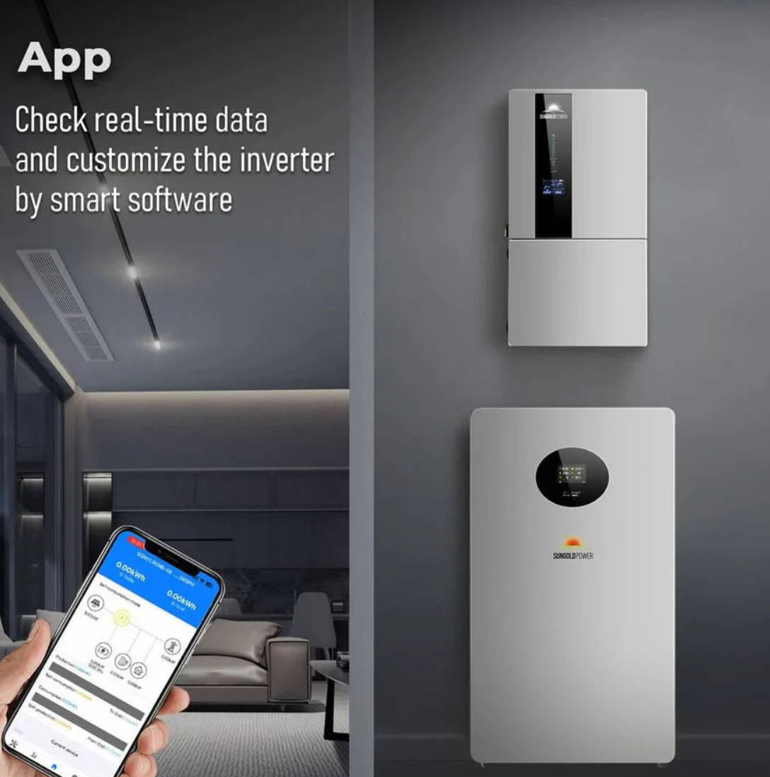 SunGoldPower 11.4KW Hybrid Inverter 48V Split Phase SGN11.4KHB-48