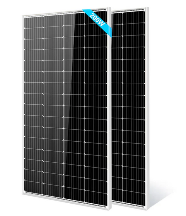 SunGoldPower Solar Panel | 200W Monocrystalline | 2-Pack