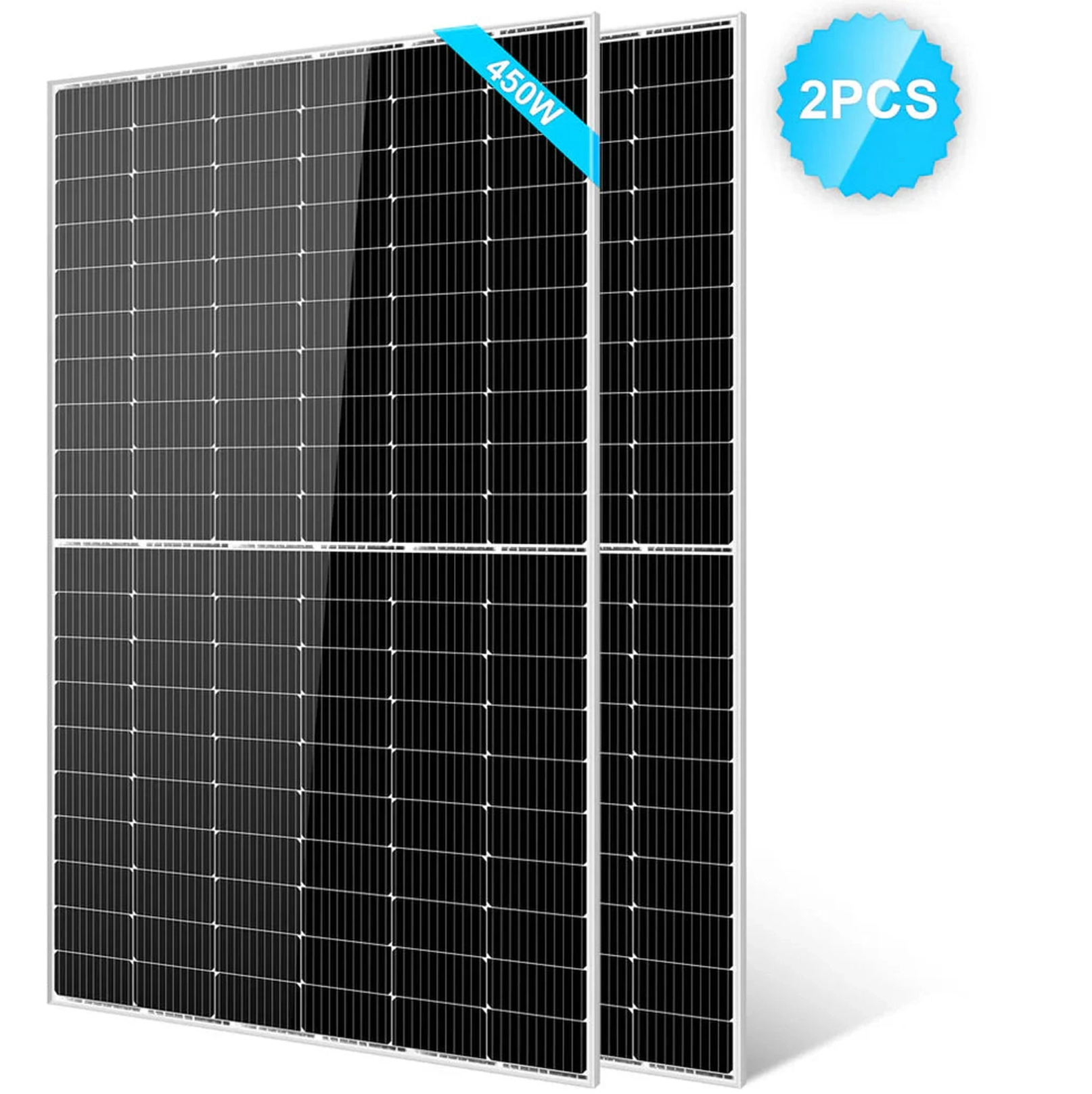 SunGoldPower Solar Panel | 450W Monocrystalline PERC | UL61730 | 2-Pack