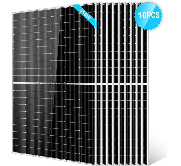 SunGoldPower Solar Panel | 450W Monocrystalline PERC | UL61730 | 10-Pack