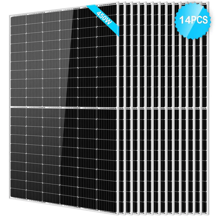 SunGoldPower Solar Panel | 450W Monocrystalline PERC | UL61730 | 14-Pack