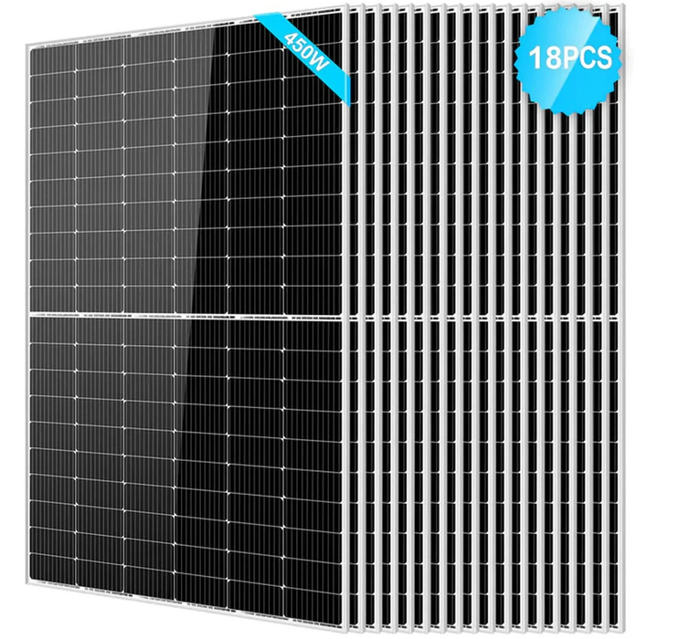SunGoldPower Solar Panel | 450W Monocrystalline PERC | UL61730 | 18-Pack