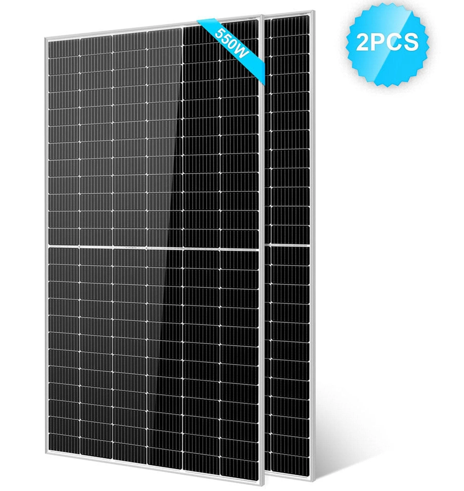 SunGoldPower Solar Panel | 550W Monocrystalline | 2-Pack