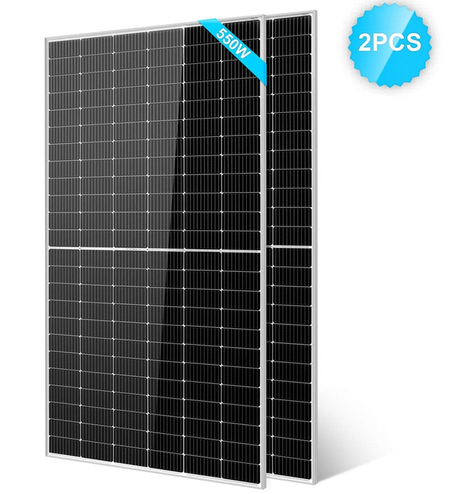 SunGoldPower Solar Panel | 550W Monocrystalline | 2-Pack