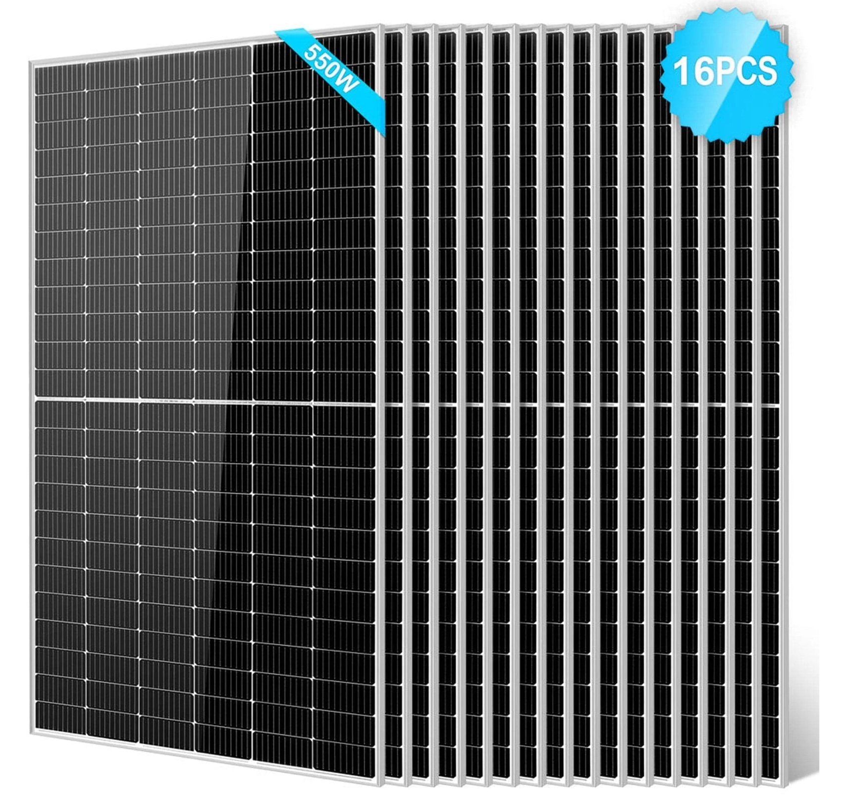 SunGoldPower Solar Panel | 550W Monocrystalline | 16-Pack