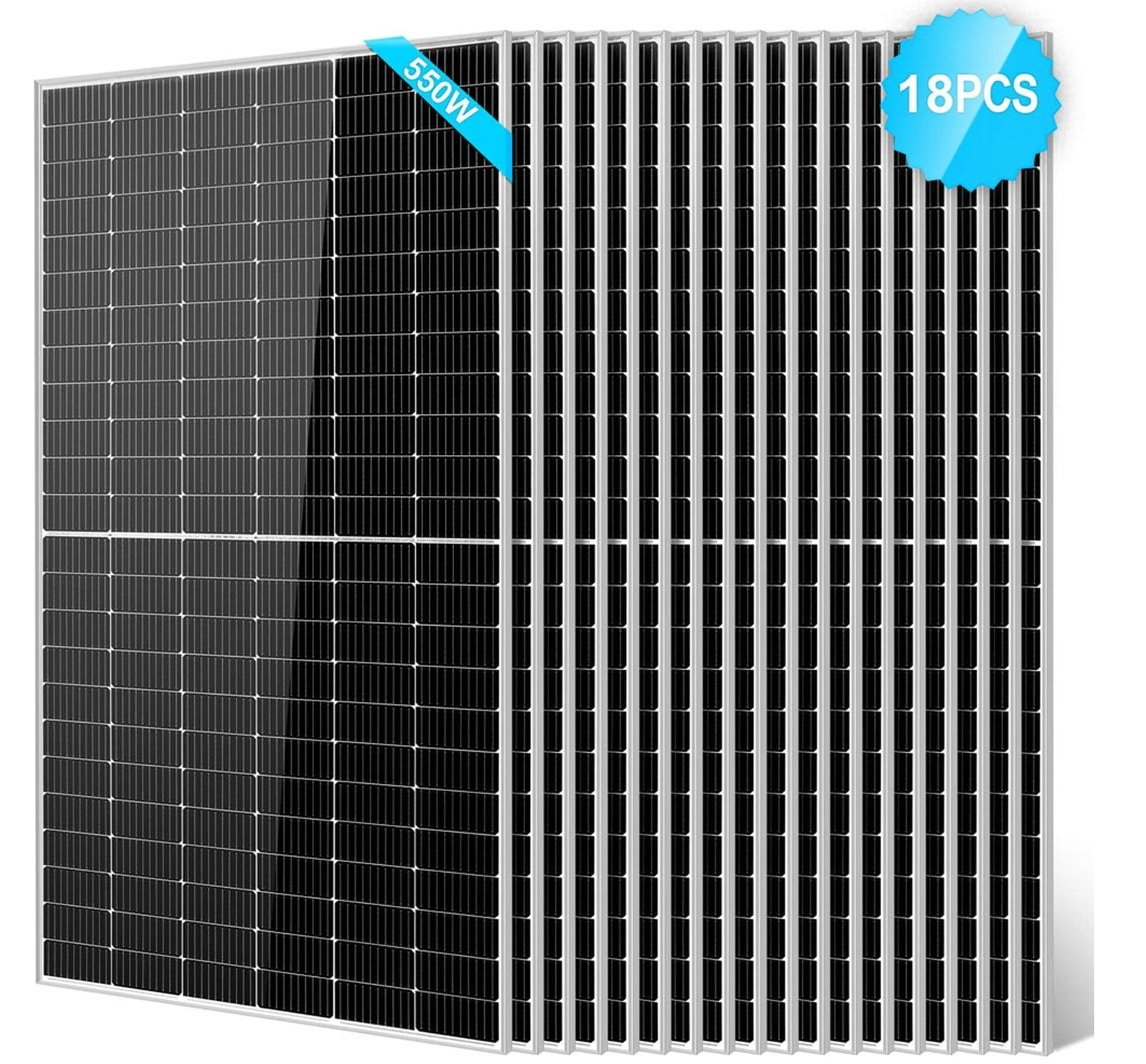 SunGoldPower Solar Panel | 550W Monocrystalline | 18-Pack