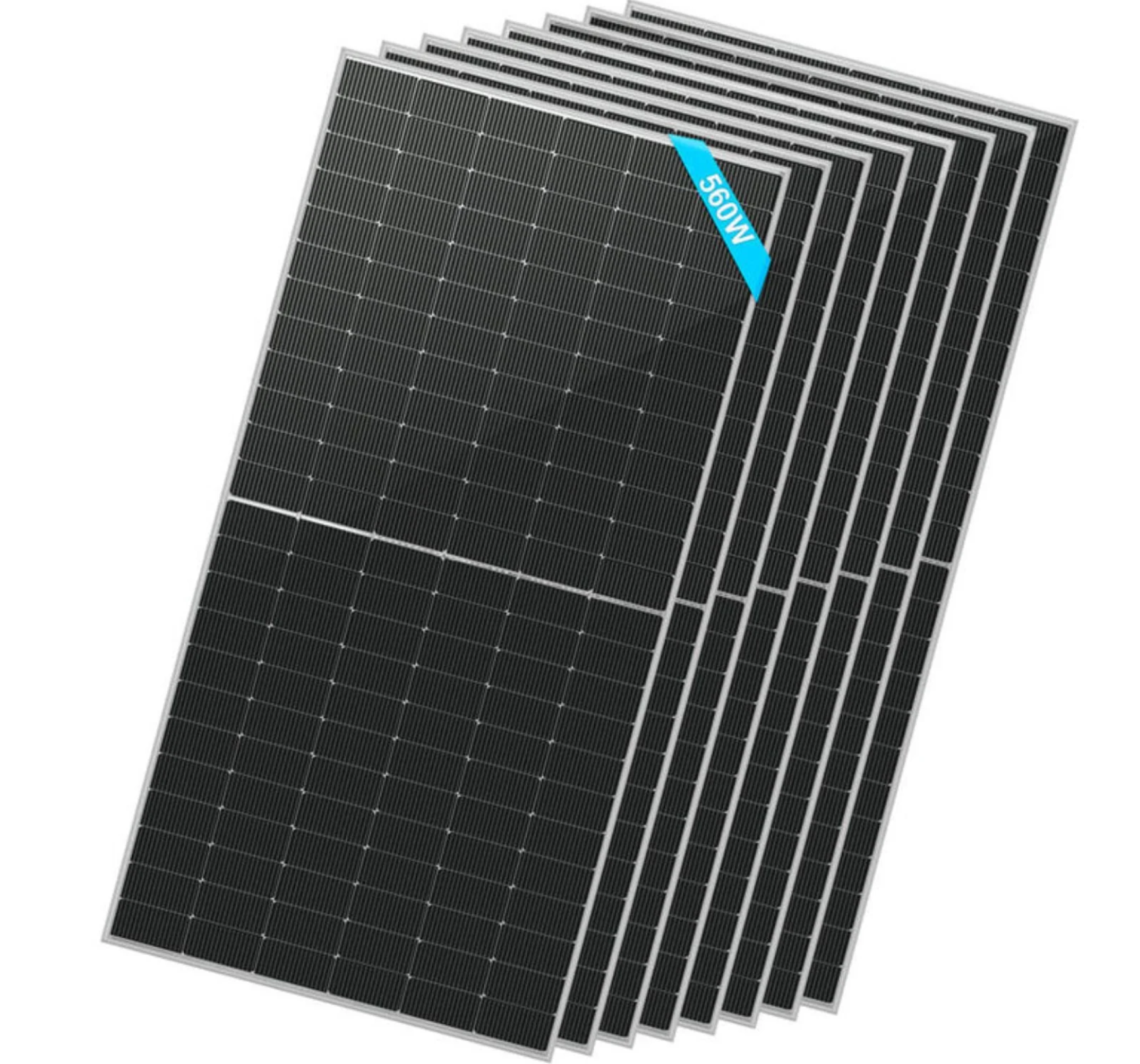 SunGoldPower Solar Panel | 560W Bifacial N-Type Monocrystalline | 6-Pack