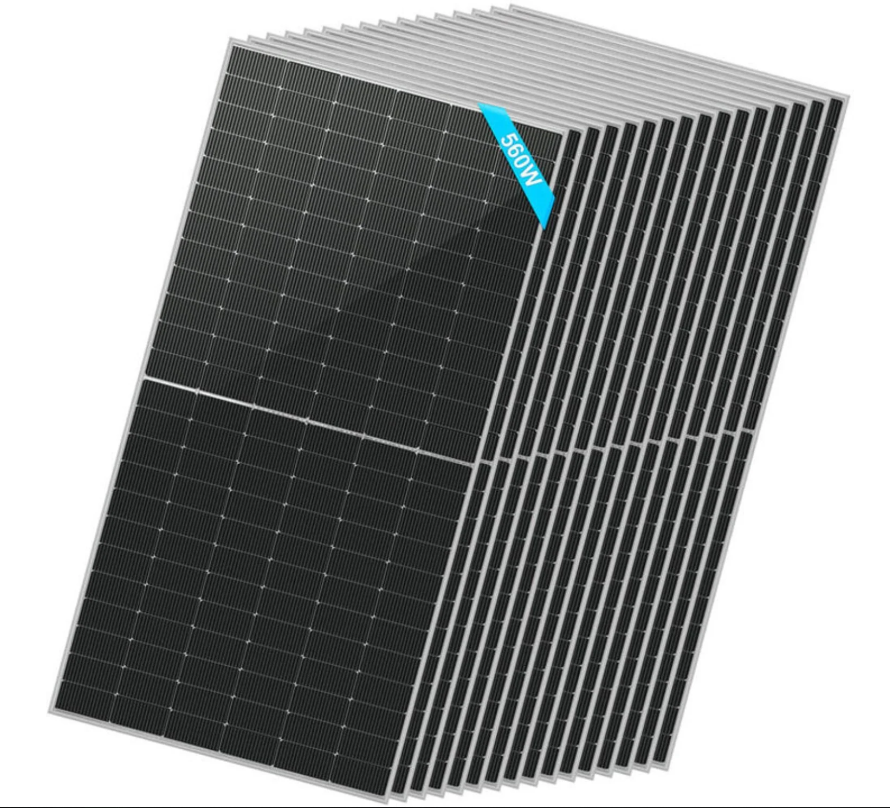 SunGoldPower Solar Panel | 560W Bifacial N-Type Monocrystalline | 14-Pack