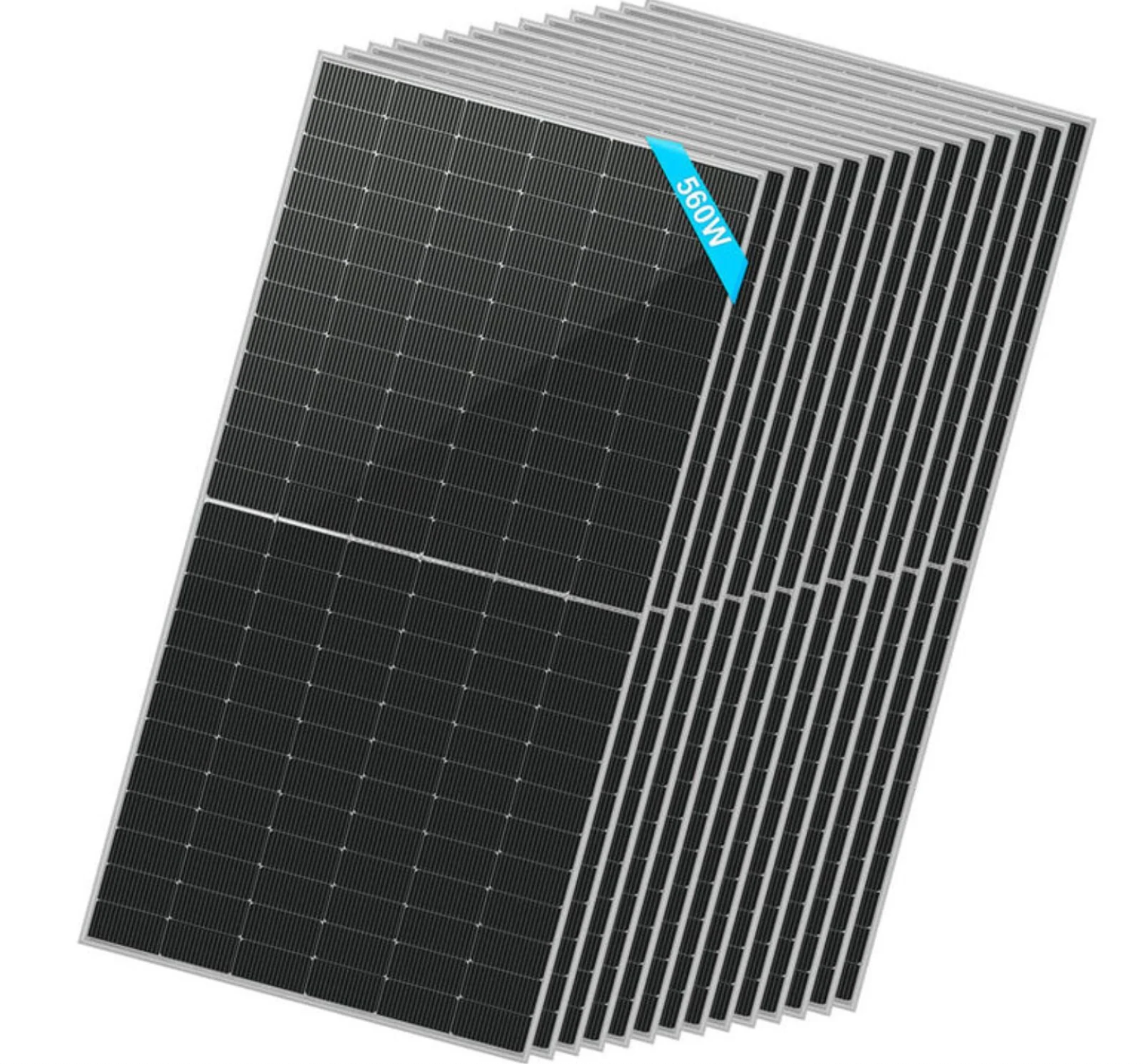 SunGoldPower Solar Panel | 560W Bifacial N-Type Monocrystalline | 16-Pack
