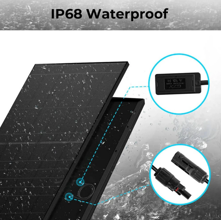 SunGoldPower Solar Panel | 440W Mono Black N-Type | 2-Pack