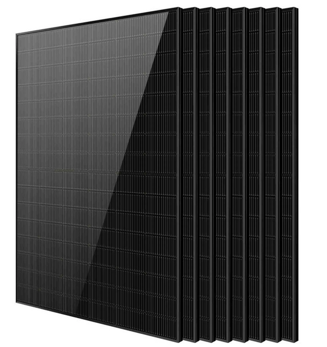 SunGoldPower Solar Panel | 450W Bifacial N-Type Monocrystalline | UL61730 | 8-Pack