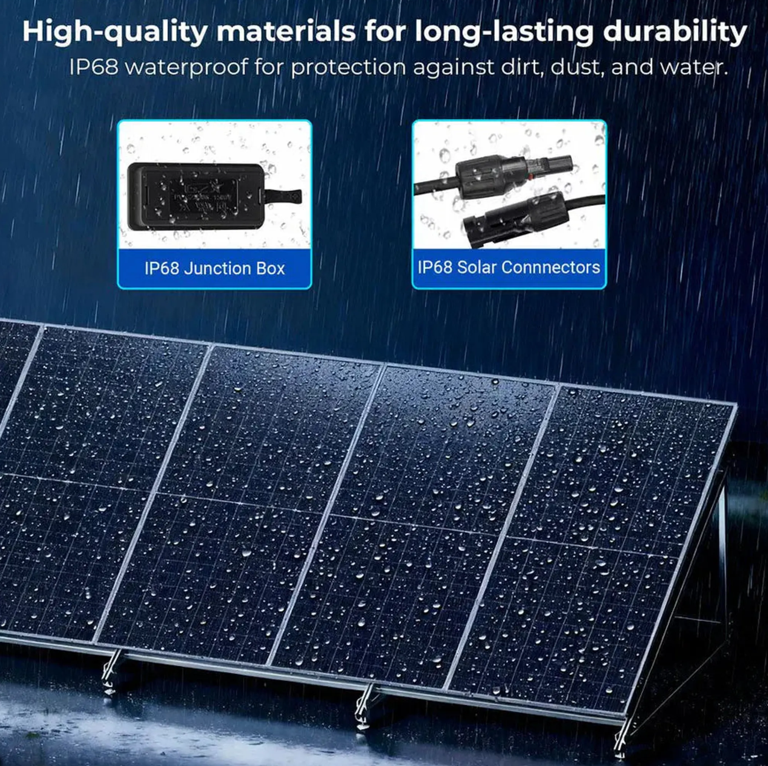 SunGoldPower Solar Panel | 590W Bifacial N-Type Monocrystalline | UL61730 | 31-Pack