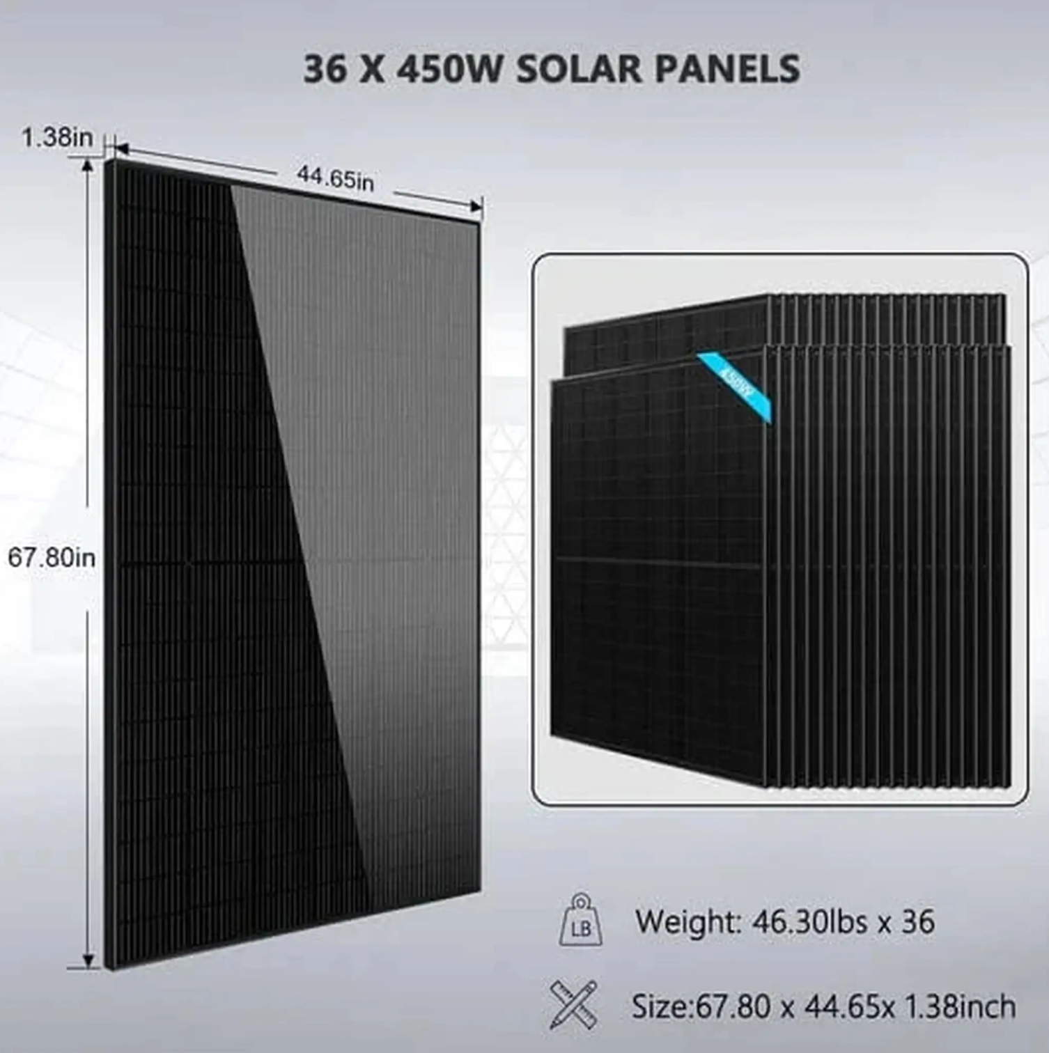 SunGoldPower Hybrid Solar Kit | 11.4kW 48V Split-Phase | 30.72kWh Battery | 450W Panels (28-Pack)