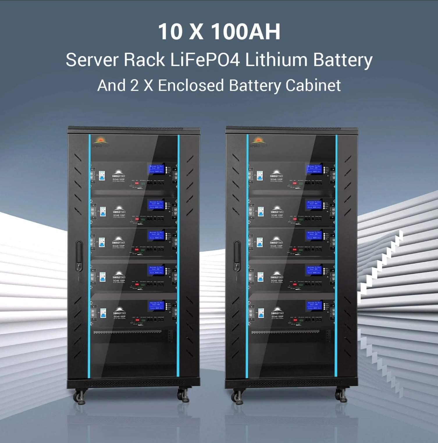 SunGoldPower Hybrid Solar Kit | 11.4kW 48V Split-Phase | 51.2kWh Battery