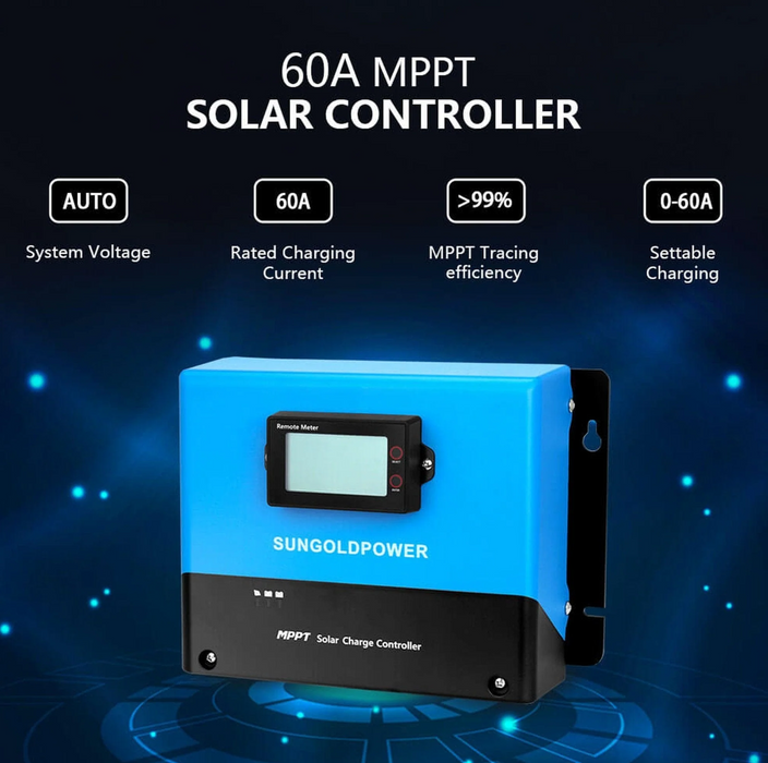 SunGoldPower Off-Grid Solar Kit | 12kW 48V Split-Phase 120/240V | 25.6kWh LiFePO₄ Battery | 415W Panels (12-Pack)