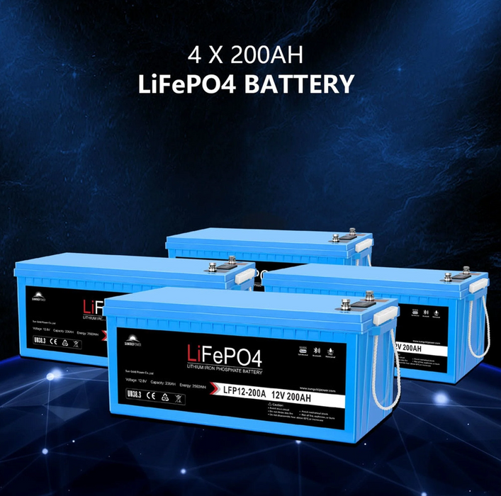 SunGoldPower Off-Grid Solar Kit | 12kW 48V Split-Phase 120/240V | 10.24kWh Lithium Battery | 450W Solar Panels