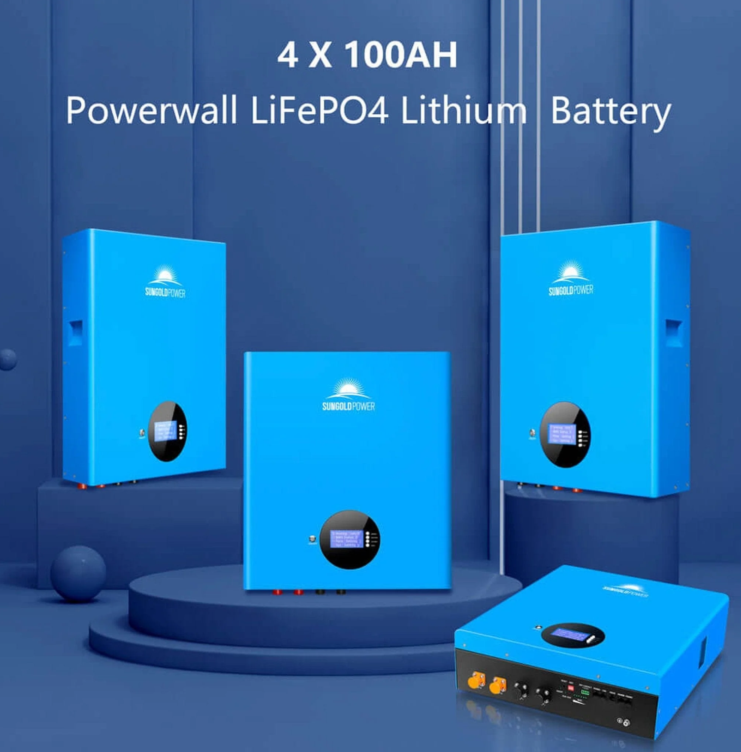 SunGoldPower Off-Grid Solar Kit | 10kW 48V Split-Phase 120/240V | 20.48kWh Powerwall Lithium Battery | 550W Panels (10-Pack)
