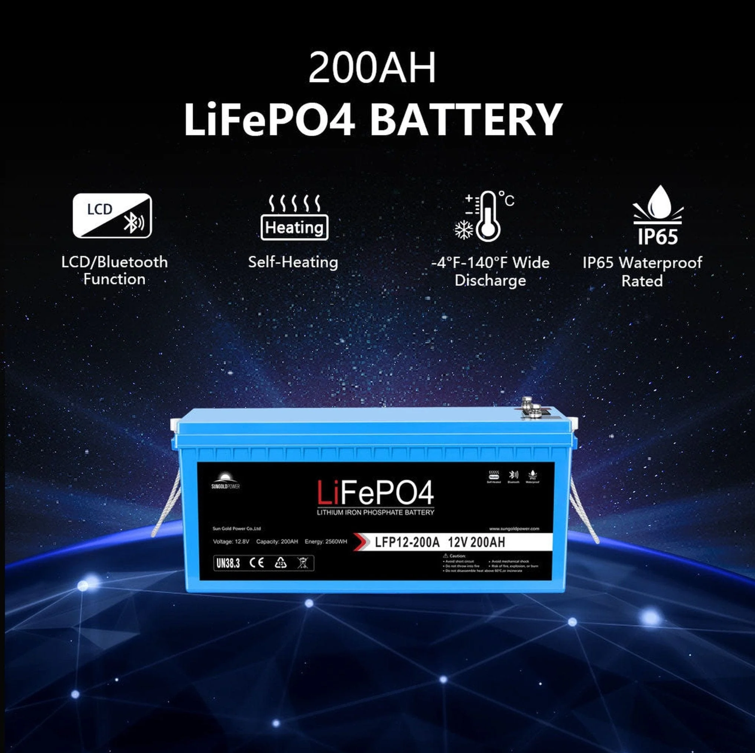 SunGoldPower Off-Grid Solar Kit | 6kW 48V Split-Phase 120/240V | 10.24kWh LiFePO₄ Battery | 370W Panels (6-Pack)