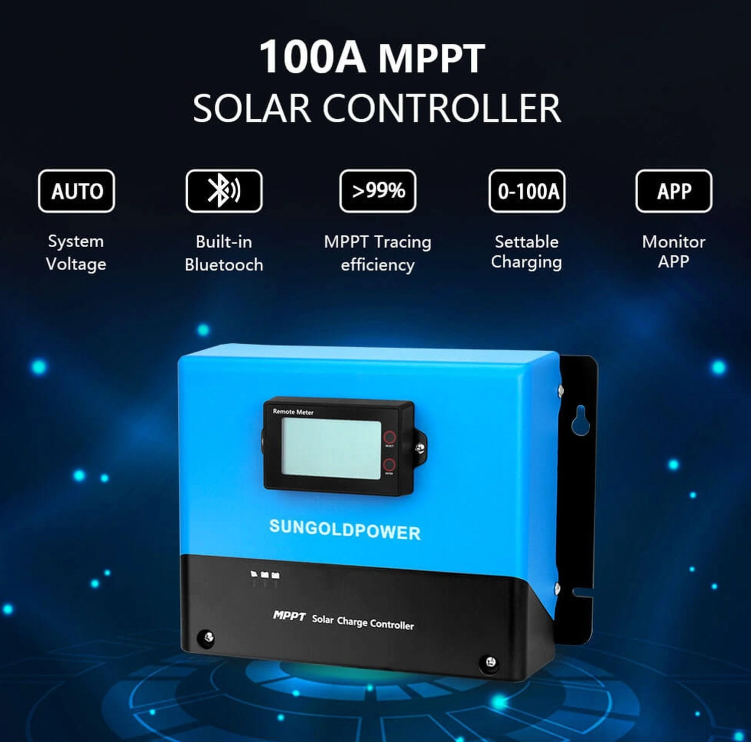 SunGoldPower Off-Grid Solar Kit | 6kW 24V Split-Phase 120/240V | 10.24kWh LiFePO₄ Battery | 370W Panels (6-Pack)