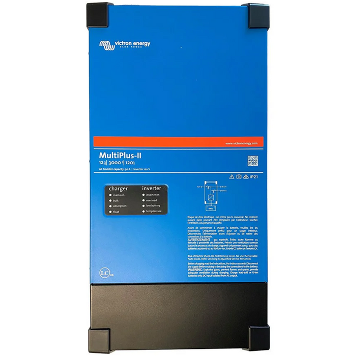 Victron Energy MultiPlus-II 12/3000 120V Inverter Charger (UL Approved)