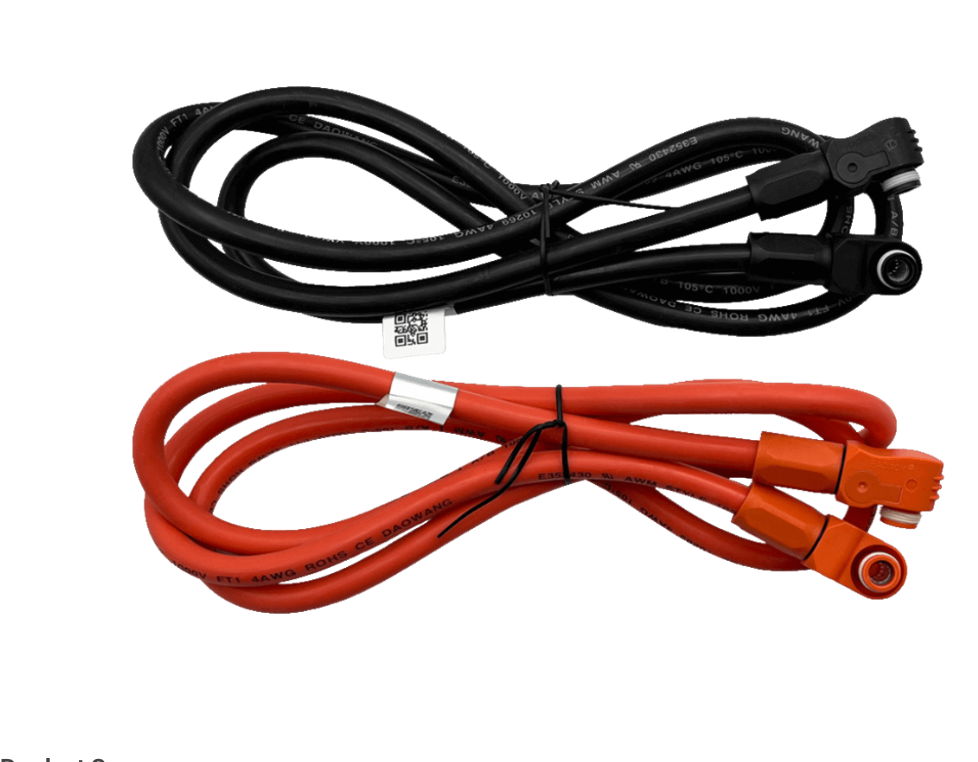 BigBattery 15kWh Ethos Power Cable 4ft (1220mm)