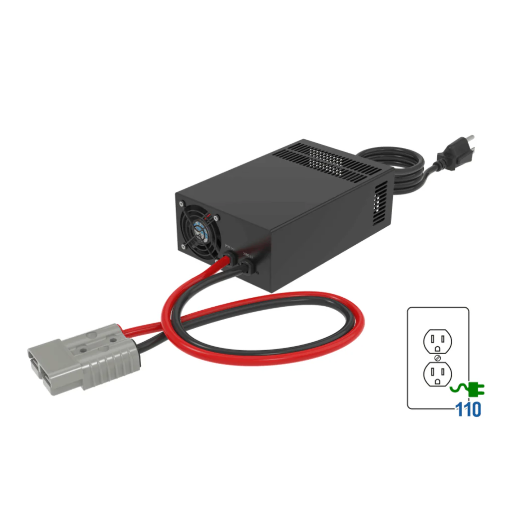 BigBattery 12V 60A Lithium Battery Charger 110V AC (14.6V DC)