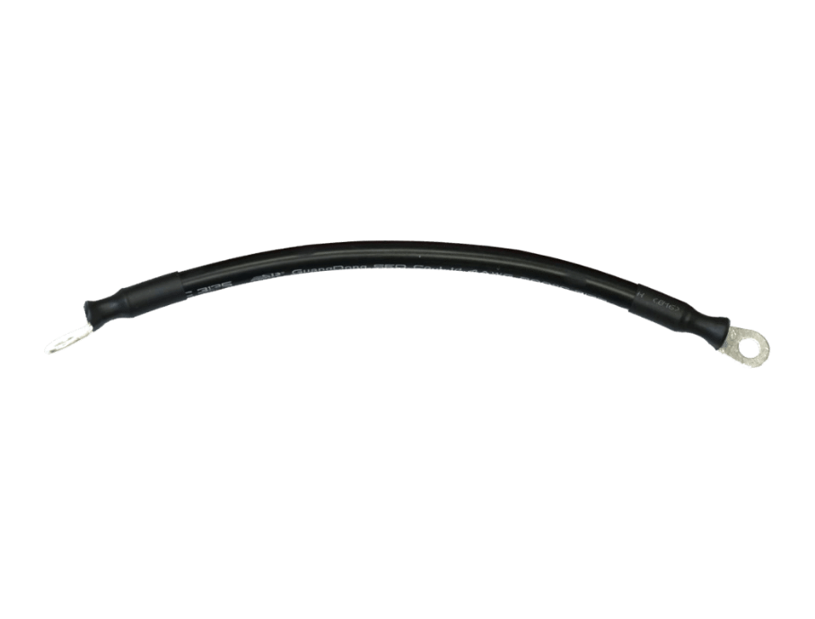 BigBattery 4AWG 11-Inch Ring to Ring Terminal Cable (Black)